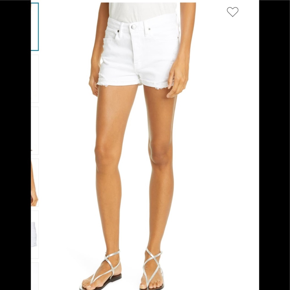 FRAME LeBeau cuffed jean short NWT